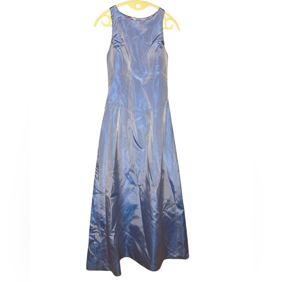 Jessica McClintock Bridal 2000s Vintage Iridescent Gown 4 - Picture 1 of 8